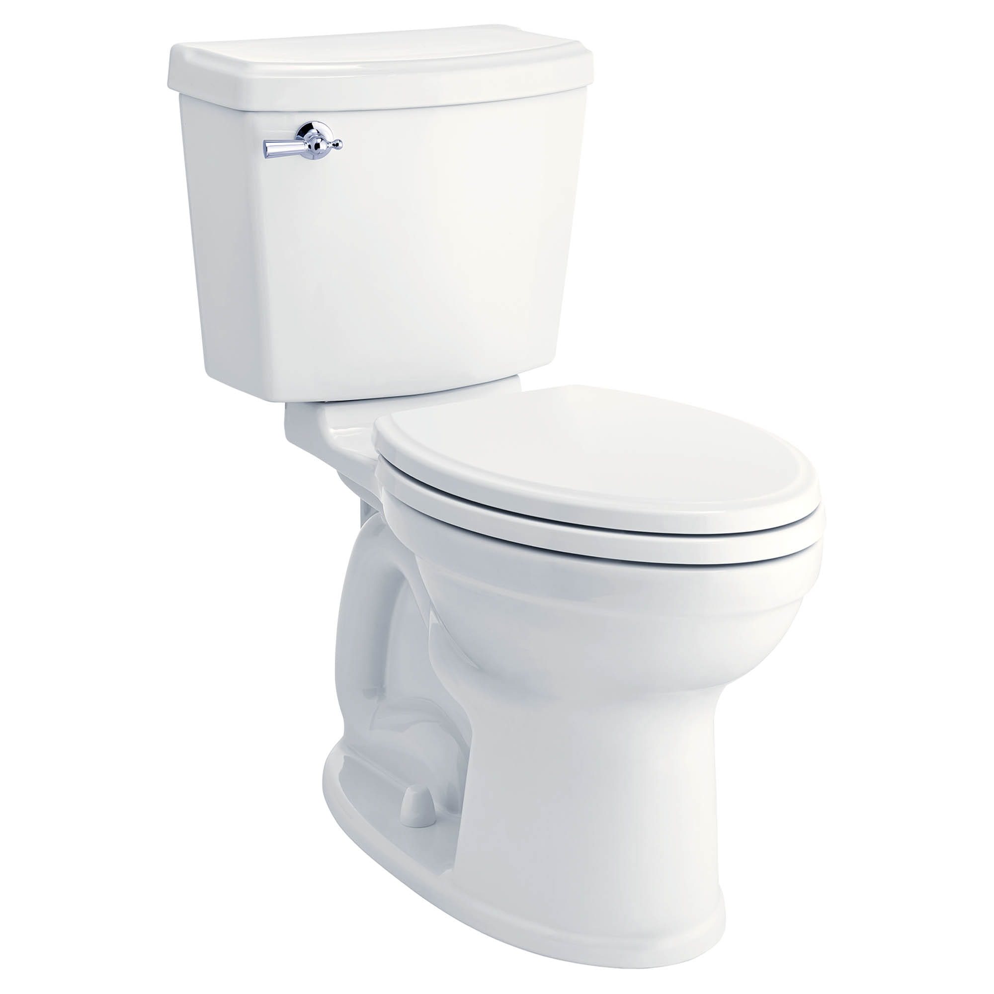 Portsmouth Champion PRO Two Piece 128 gpf 48 Lpf Chair Height Elongated Toilet less Seat WHITE